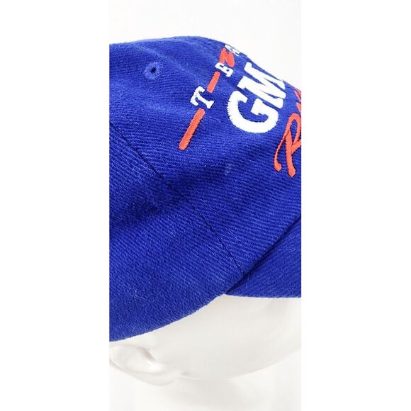 Vtg Team GMAC Racing Chase Authentics NASCAR Strap Hat Blue - Picture 8 of 10